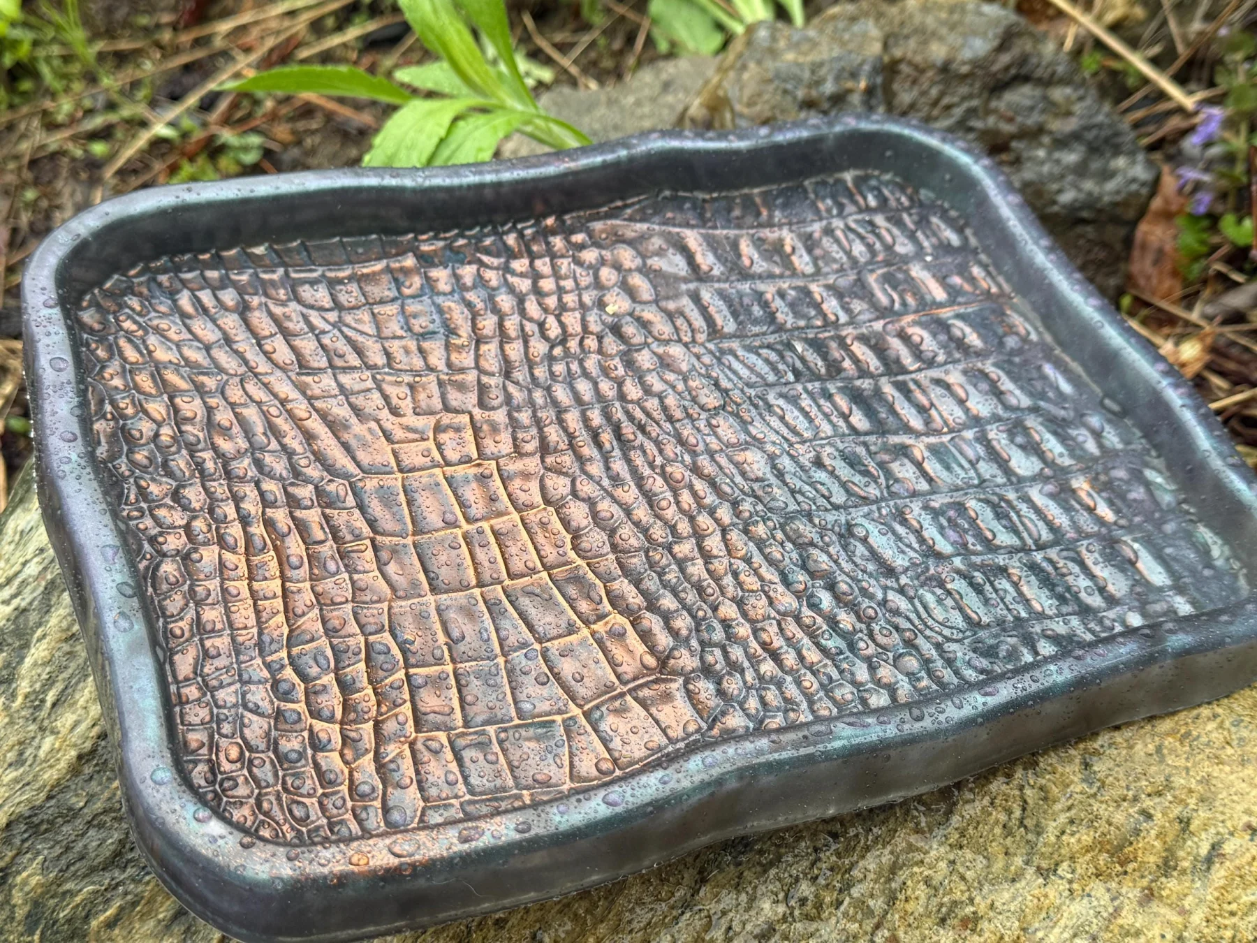 Dragon Scale Resin Tray | Fantasy Inspired Catchall, Dice, Rolling Decor