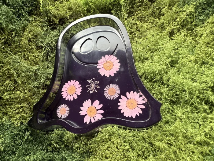 Flowery Ghost Tray