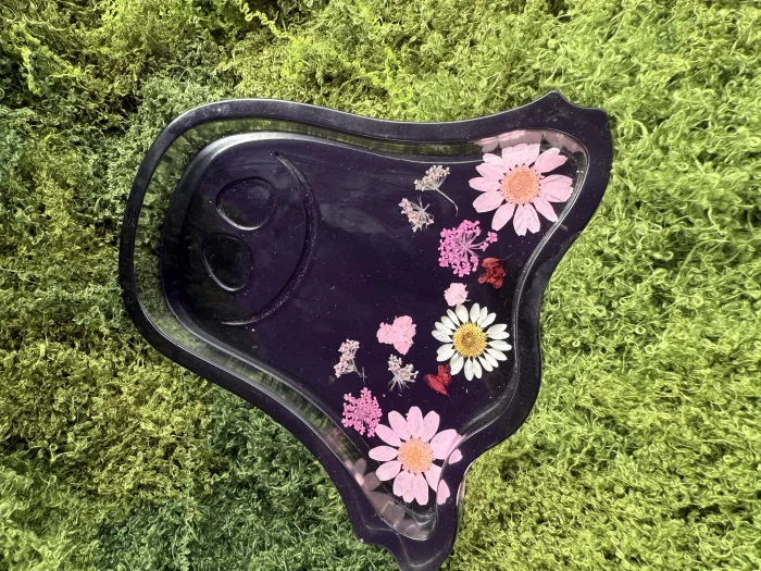 Flowery Ghost Tray