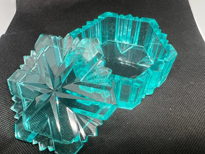 Handmade Geometric Resin Box | Crystal Inspired Jewelry, Dice, Trinket Storage Container