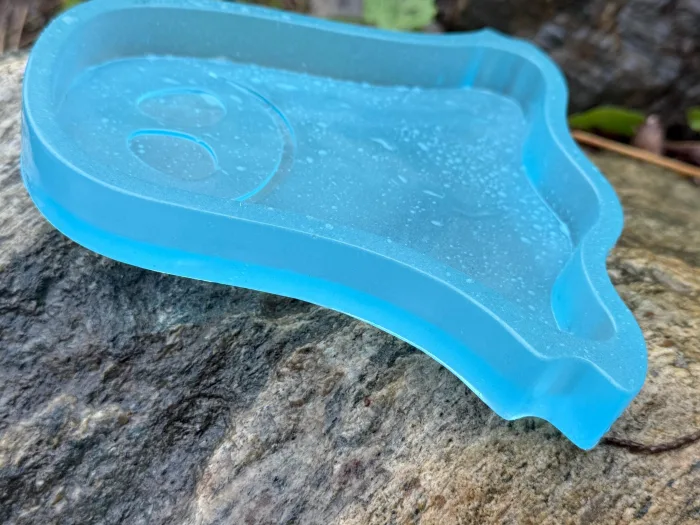 Glow-in-the-Dark Ghost Trinket Tray – Handmade Resin Catchall Dish