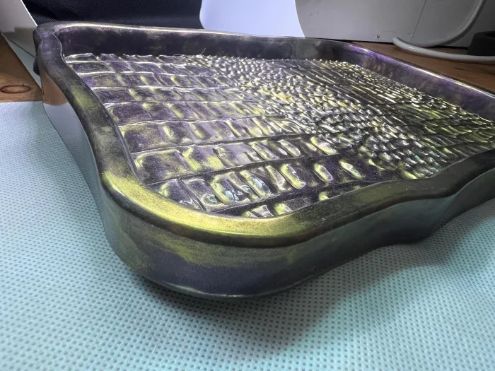 Dragon Scale Resin Tray | Fantasy Inspired Catchall, Dice, Rolling Decor
