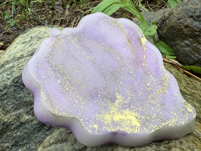 Fairy Garden Leaf Tray – Handmade Resin Catchall