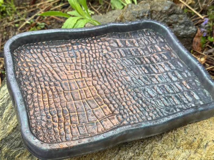 Dragon Scale Resin Tray | Fantasy Inspired Catchall, Dice, Rolling Decor