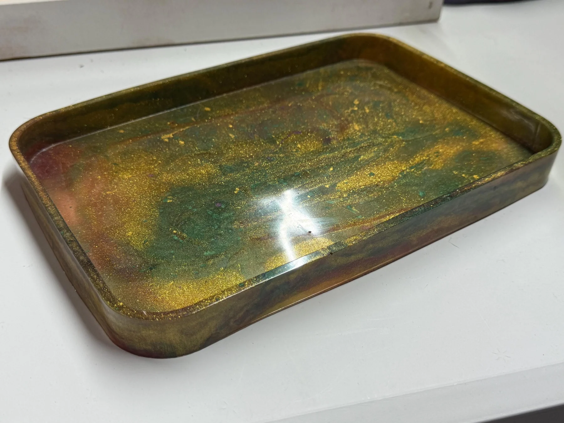 Handmade Resin Tray | Jewelry Dish, Rolling, Dice rolling
