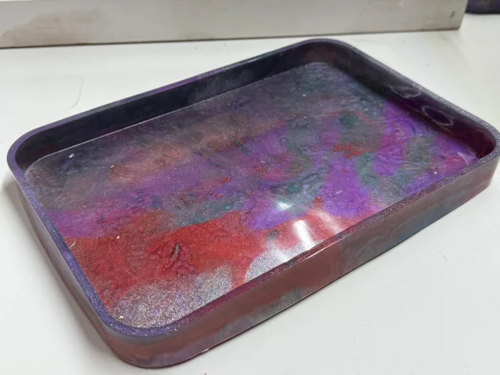 Handmade Resin Tray | Jewelry Dish, Rolling, Dice rolling