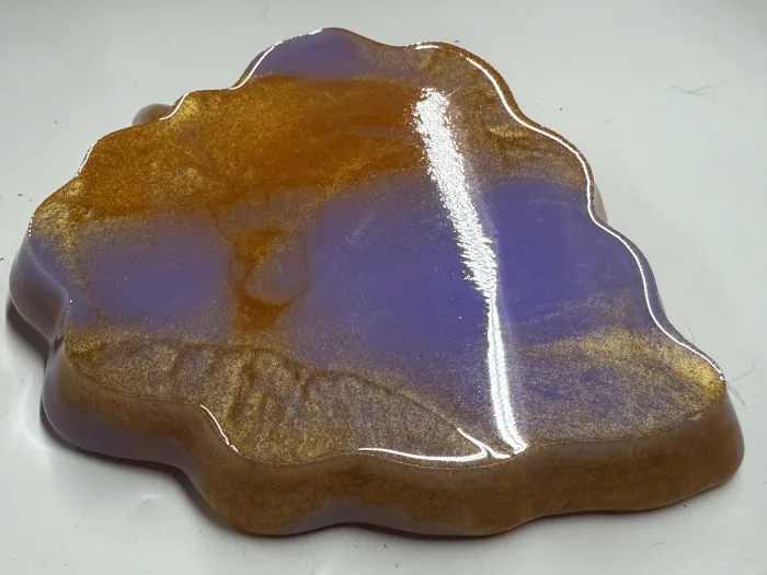 Fairy Garden Leaf Tray – Handmade Resin Catchall
